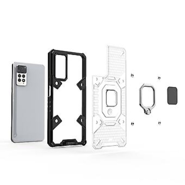 PC + TPU-etui for Xiaomi Redmi Note 11 Pro 5G / 4G Global (Blå)