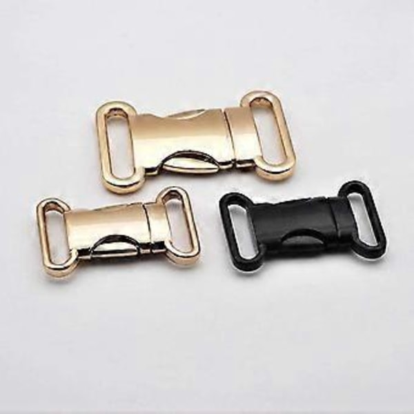 2 st Metall Sidospännen Justerbara Snabbspännen DIY Hantverkstillbehör (Svart)(Svart)