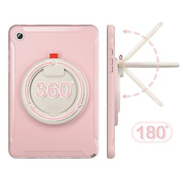 TPU + PC -suojaava tabletin kuori Samsung Galaxy Tab A9+:lle (Kirsikankukkien pinkki)