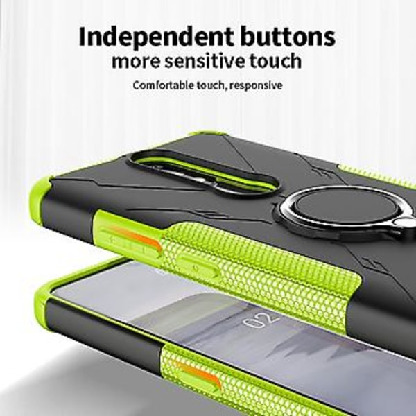 Skyddande fodral för Nokia 2.4 PC + TPU (Orange)