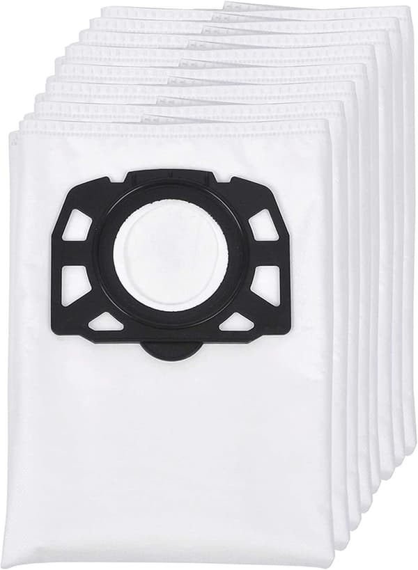 8-pack fleecefilterpåsar för Karcher WD4 WD5 WD5 / Premium MV4 M