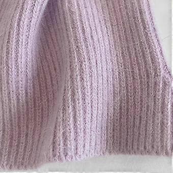 Unisex Balaclava för utomhusaktiviteter Mössa med halsvärmare Hatt Pullover Unisex Mössa Vävd Skull Caps 2000-tal Vit White