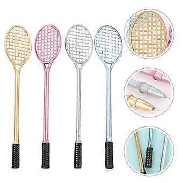 20 st Gelpennor Finspets Kreativa Gelbläckpennor Racket Tema Festtillbehör