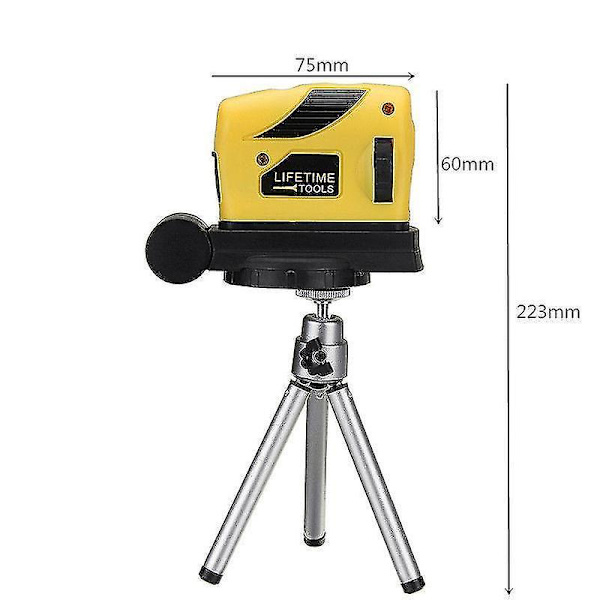 4 i 1 Multifunksjonell Laser Nivå Lever Nøyaktig 360 ​​Grader Hor