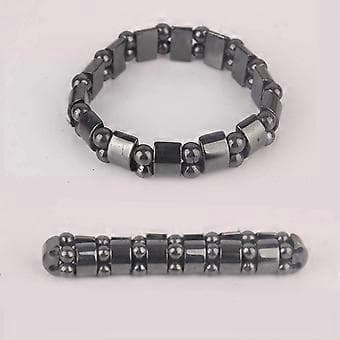 Magnetiska Hematitarmband 2st Herr/Dam Hematit Magnetiska Armband