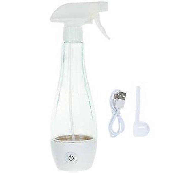 350ml USB Typ 84 Desinfektionsmedelsmaskin Saltvattenelektrolys Natriumhypokloritgenerator (Transparent Vit)