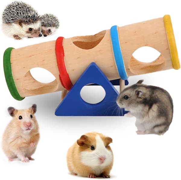 Tunnel för smådjur, gnagar, hamster, iller