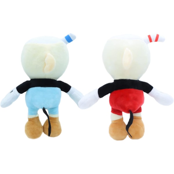 9,8 tuuman Cuphead ja Mugman -pehmolelut, seikkailun Mecup ja Brocup Sof