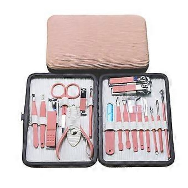 Portabelt Robust Nagelklipparset Borttagning av Död Hud Nageltrimmer för Kvinnor Män (E)