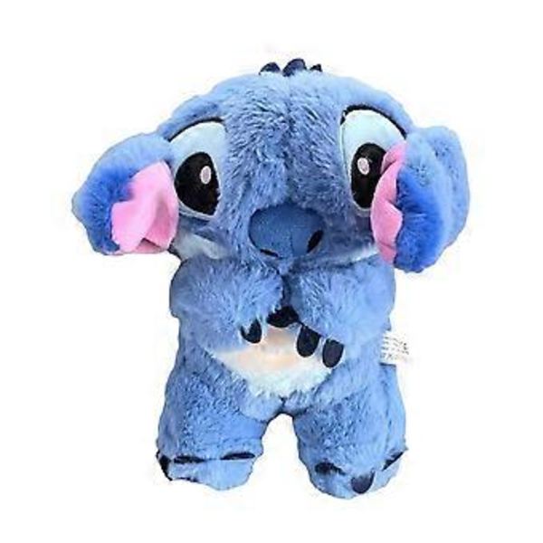 Stitch Andningsmusikalisk Lugnande Dock Sovleksaker Baby Ångestlindring Plyschleksaker Present (Blå)