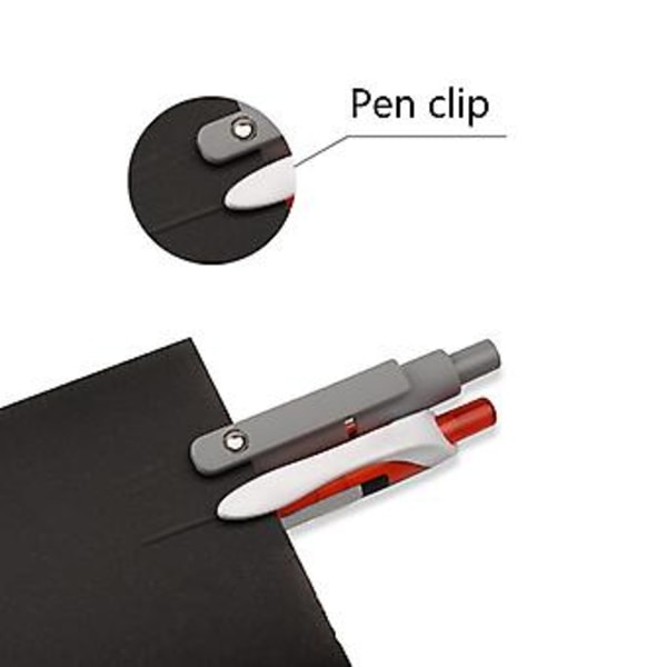 5-pack Infällbara Gelpennor Halkfritt Penngrepp Påfyllningsbar Kontorssignaturpenna (A)