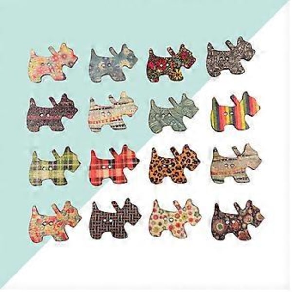 50 stk Retro Dekor Syknapper Jakke Knapper Håndlagde Knapper Barneknapper