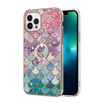 IMD TPU iskunkestävä kuori iPhone 15 Pro:lle (Värikäs)