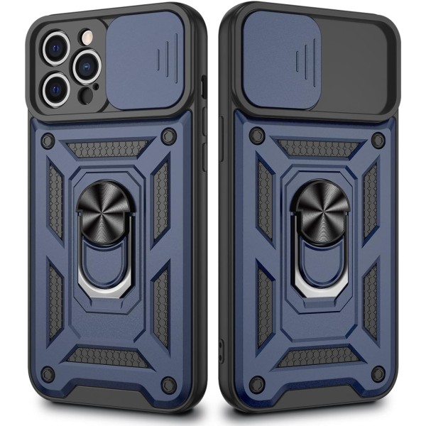 Kompatibel med iPhone 12 Pro Max Cover med Slide Camera Cover &