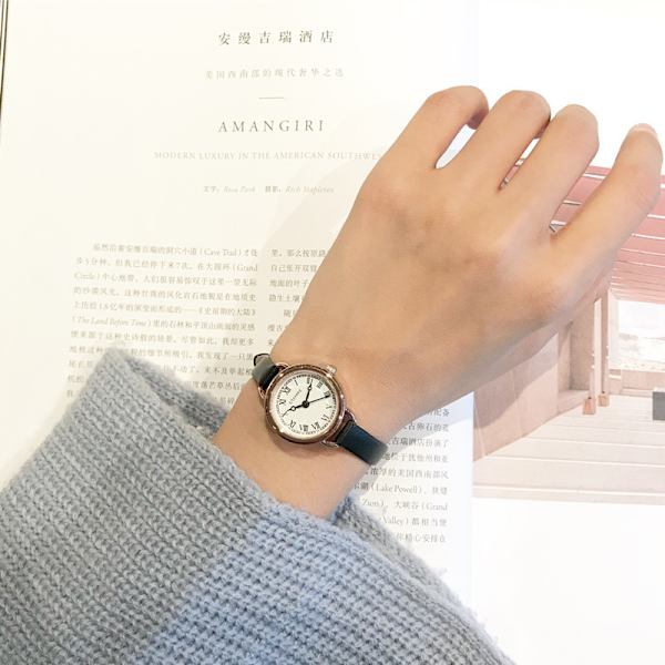 Kvinde Quartz Analog Håndled Lille Skive Delikat Ur Luksus Forretning