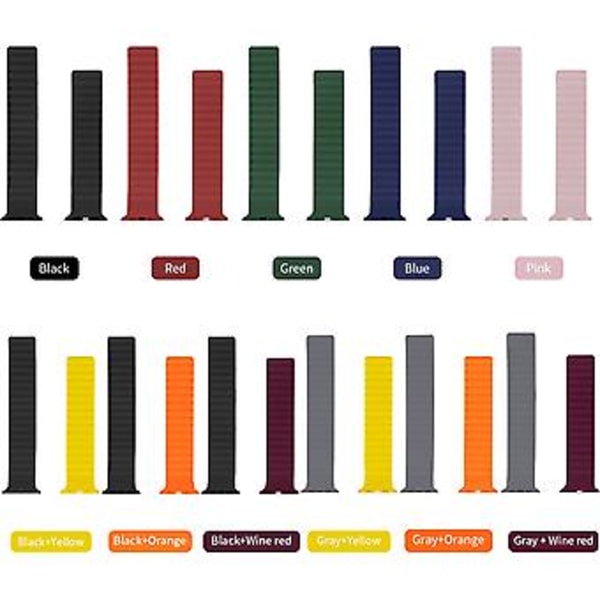 Armband till Apple Watch 7 45mm / 6&SE&5&4 44mm / 3&2&1 42mm (Blå)