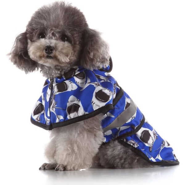 1pc Waterproof Clothes Stone Waterproof Pet Raincoat Dog Rain Coat Poncho f