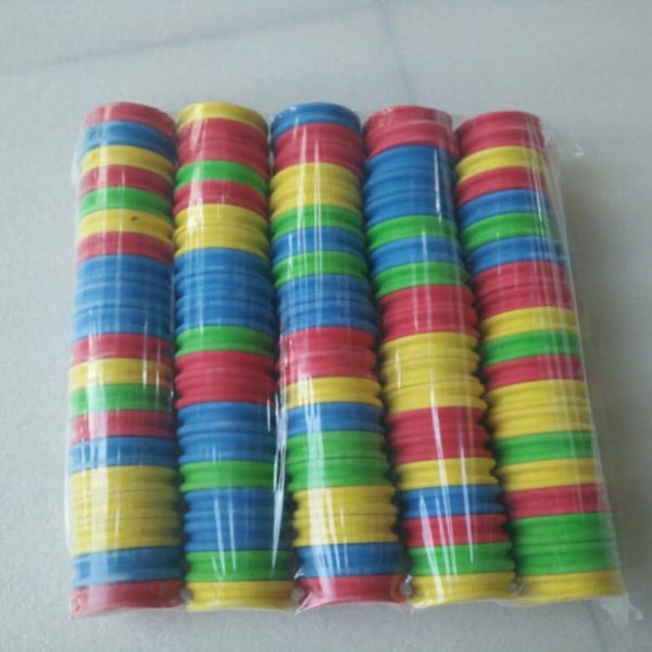 （7cm） 100-pack bärbara fiskerullar, skumfiskerullar, metspolar