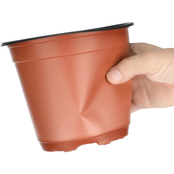 50 Plastplantepotter 15cm Frøpotter Perfekte Frøplantepotter til Th
