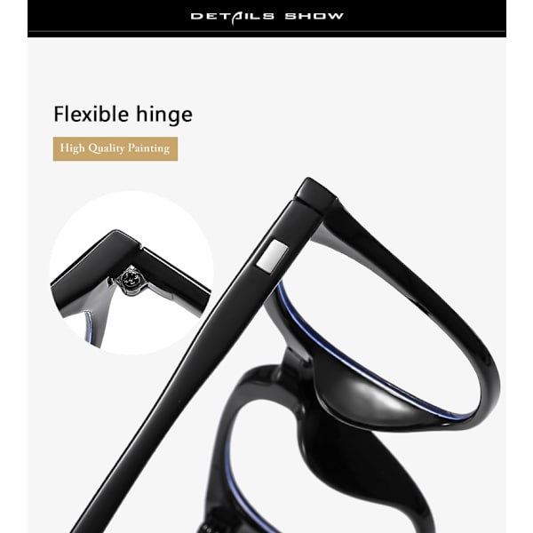 Sininen valoa estävät lasit läpinäkyvillä linsseillä Anti Eye