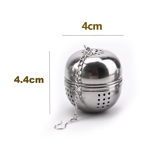2 stycken rostfritt stål teinfuser, teinfuser, teinfuser Str