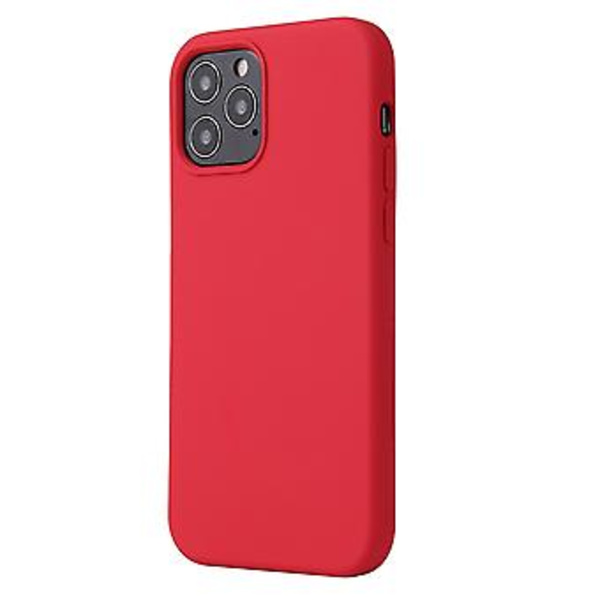Flydende Silikon Cover til iPhone 13 Mini (Karmin)