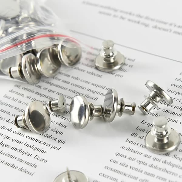 6 par gardinmagneter med tryckknapp, gardinvikter, magnetiska B
