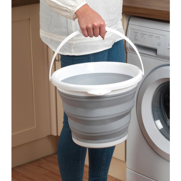 10L hopfällbar hink, kompakt och utrymmesbesparande design, inomhus a