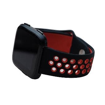 Til Fitbit Versa 3 To-farvet Silikon Urrem