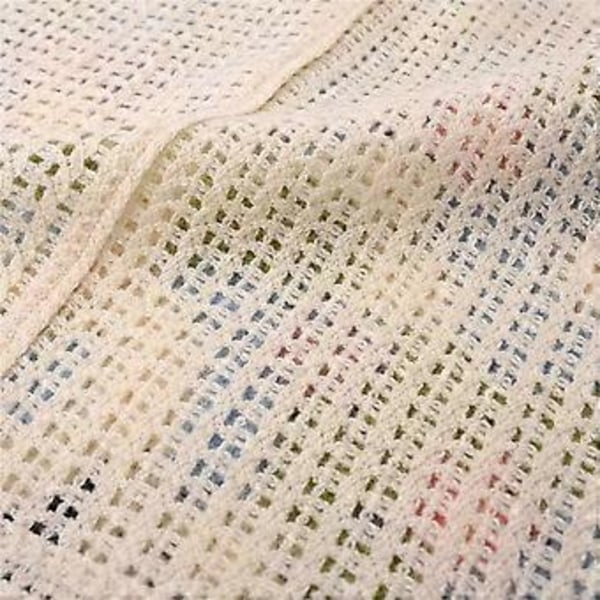 Dame Hul Crochet Strikket Ermeløs Vest V-hals Knapp Crop Top Cardigan Broderi Fargeblokk Blomstermønster Lilla (Lilla)