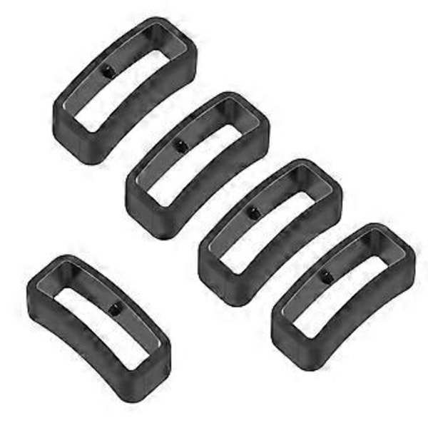 IBASENICE 5 stk Silikon Klokkereim Stropp Løkker Klokkereimholder Feste Kompatibel for Garmin Fenix 235 (22mm)