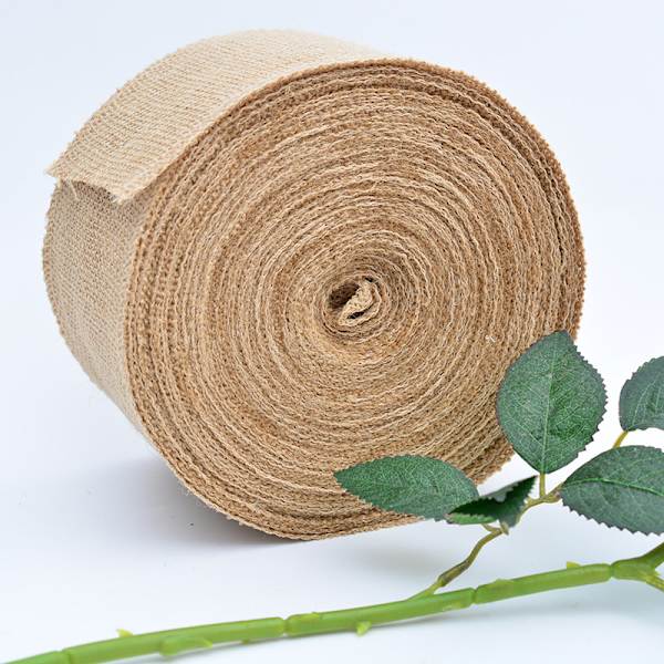 Keltainen nauharulla Juutti nauha Luonnollinen juutti nauha Keltainen pellava C