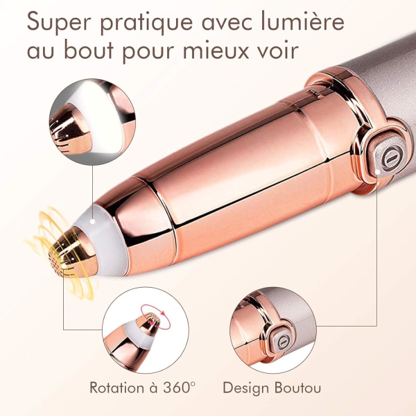 Dame Øjenbryns Epilator Dame Elektrisk Shaver og Øjenbryns Trim