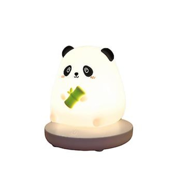 Sööt Öölamp Lapsele, Armas Panda Öölamp Pehme Silikoon