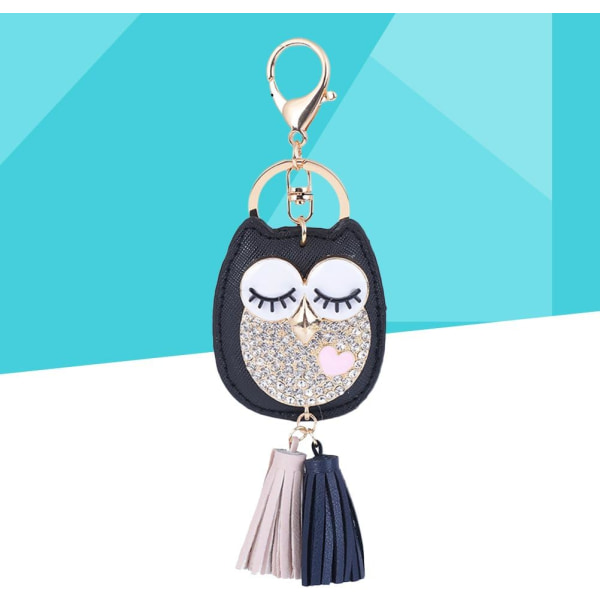 Chouette pompon porte-clés pendentif breloque porte-clés mode dam