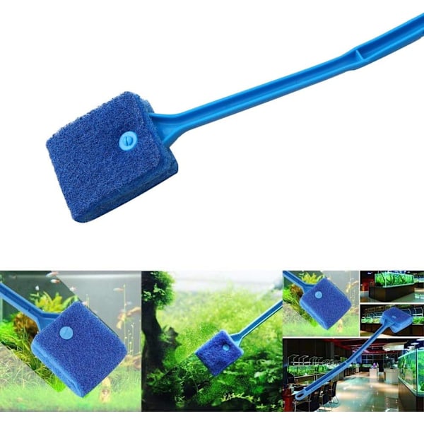 Akvarie Rengøring Børste, Akvarie Rengøring Svampe Anti Scratch Aq