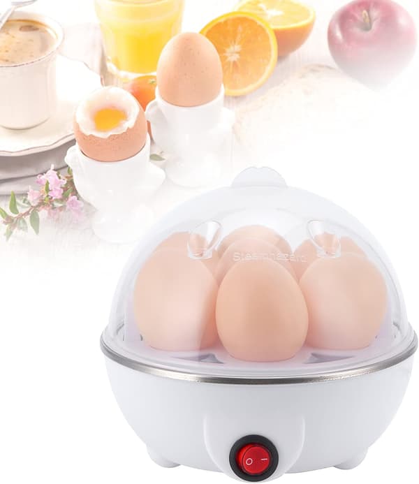 Elektrisk eggkoker 350W Multifunksjonell rustfritt stål eggkoker eggkoker produsent Rest