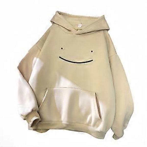 2025 Gensere for kvinner, Smiley Casual Løs Skjorte Hettegensere (2XL Aprikos)