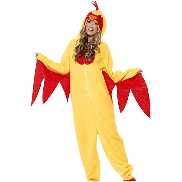 Kyllingekostume, heldragt med hætte