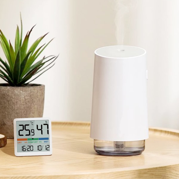 Hygrometer Indendørs Termometer, Desktop Digital Termometer med