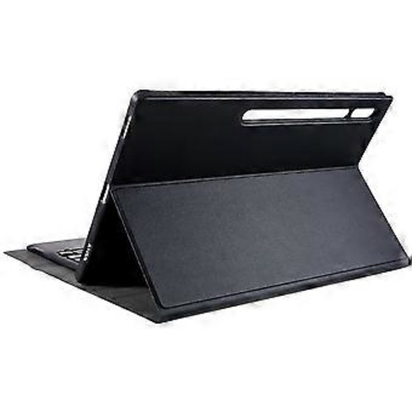 Bluetooth-tangentbord PU-fodral A910B-A (Svart Vit)