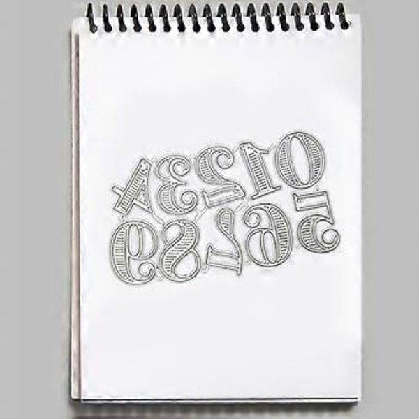 0-9 Stribede Tal Metal Skæreforme Stencil DIY Scrapbooking Prægning Værktøj Die Cuts Papir Kort Album Skabelon Form