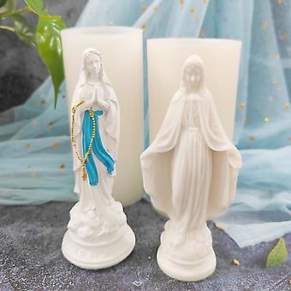 3D-sarjakuva leivontamuotti leivontatarvikkeet 3D Neitsyt Maria -muotoinen kakku lahja