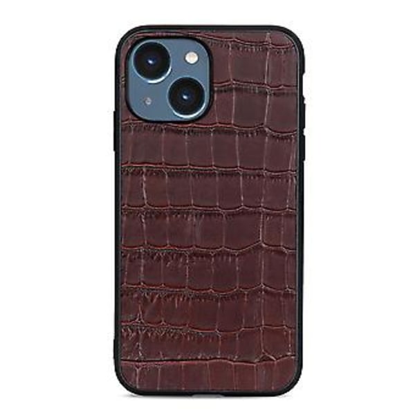 Telefonfodral i krokodilskinnsmönster för iPhone 14 Plus