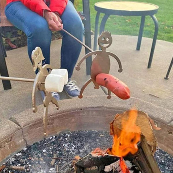 Ölburkshållare för Grill - Bärbar BBQ Kycklingställ, C