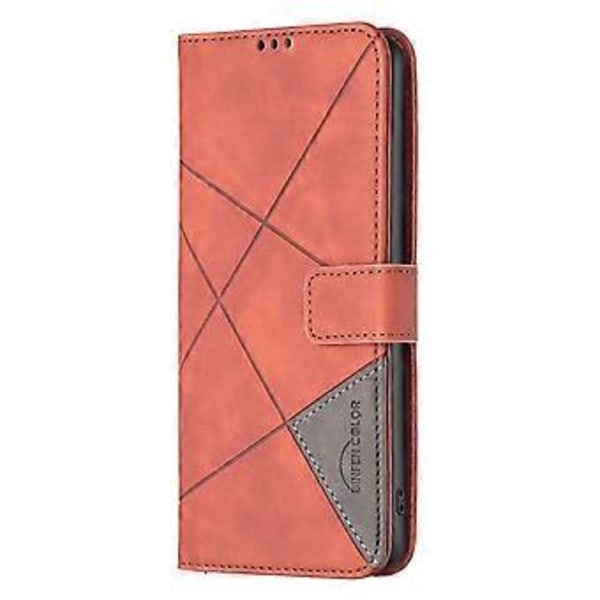 BINFEN COLOR BF05 Infinix Note 40 -kotelo, seisova lompakko, PU-nahka, geometrinen puhelimen suojus (tyyli E)