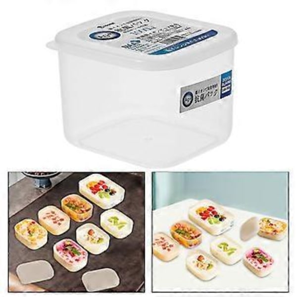 Overnight Oatmeal Behållare Matlåda Transparent med Lock Havregrynsbehållare för Frukost (1000ml)