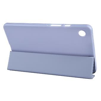 Tri-fold Läderfodral för Samsung Galaxy Tab A9 (Lavendelgrå)