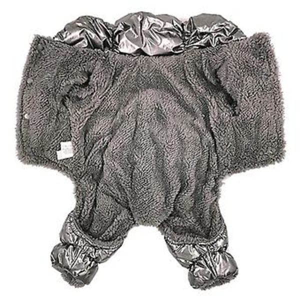 Hundkläder Vinter Fransk Bulldog Hundkläder För Liten Hund Bomullsstoppad Varm Outfit Jacka För Chihuahua Husdjurskläder Guld (XXL)