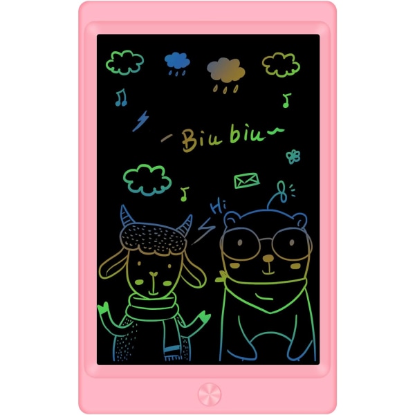 Farverig LCD-skrivetablet 8,5 tommer, tegnetablet til børn for